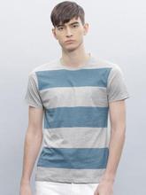 ETHER Blue Striped T-shirt