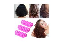 Diy Hair Salon Curlers Rollers Tool Soft Small Hairdressing Tools-3 Pcs Set