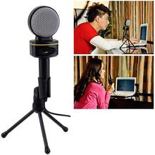 SF-930 Professional Condenser Sound Microphone With Stand for PC Laptop Skype Recording