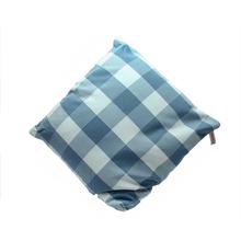 Classic Check print Cushion(Blue)