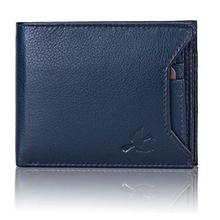 Hornbull Men's Navy Wallet and Brown Belt Combo 4581