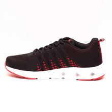 Kapadaa: Caliber Shoes Black/Red Ultralight Sport Shoes For Men – ( 645 )