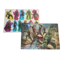 Avengers Jigsaw Puzzle With Stickers For Kids (2 Pieces)