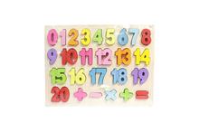 Wooden Numbers Learning Board - Multicolored