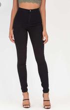 Black High Waist Skinny Denim For Women