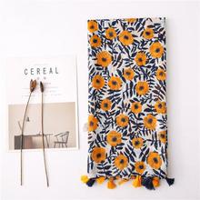 Korean Style Sun Protection Premium Printed Scarves For