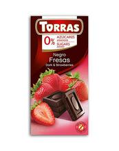 Torras Fresas Dark & Strawberries (75gm)