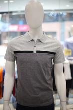 Jeanswest Stone Grey Men T-Shirt With Collar (82-173529)