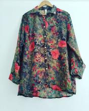 Modern Floral Chiffon Shirt