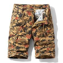 Men's Summer Shorts Camouflage Military Cargo Shorts Men