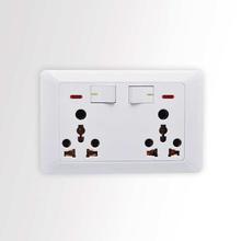 2 Gang + Double 5/16A Power Socket With Indicator - Premium Switches
