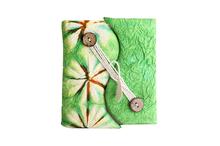 Green Tie Dyed Lokta Paper Note Book