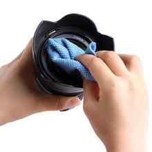 Microfiber Cleaning Cloth for Canon Nikon DSLR Camera-Blue