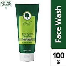 Organic Harvest Acne Control Facewash with Organic Neem & Teatree (100gm)