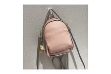 Pu Leather Small Backpack For Women-Pink (41001732)