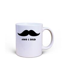 No 1 Dad Printed Personalized Mug