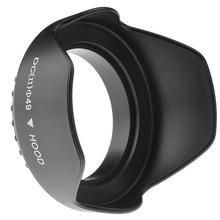 49mm Tulip Flower Lens Hood For Canon Nikon DSLR