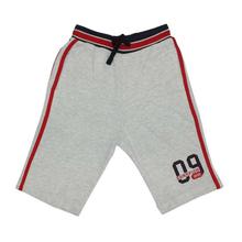 Off White/Red 09 Champion Patch Printed Cotton Shorts for Boys - (131246519392)