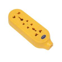 4 Socket Power Cord Socket Without Wire - Yellow