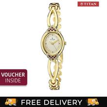 Titan 2468YM05 Gold Chain Analog Watch For Women