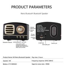 Portable Bluetooth Speaker Retro Mini Portable Wireless