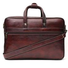 WildHorn Leather Brown 15.5 inch Men's Laptop Messenger Bag