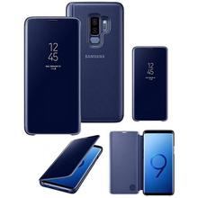 Official Samsung Clear View Standing Cover for Galaxy S9+, G965 Mirror Folding Case