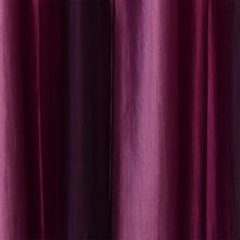Plain Purple Long Crush 3D Curtains