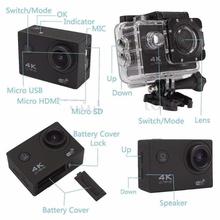 H16-4R Waterproof Sports Camera WiFi Camera Action Camcorder Remote Control