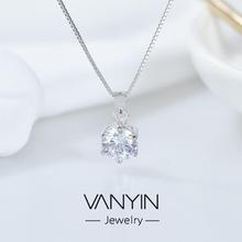 Zircon Necklace_Wan Ying Jewelry Mossex Pendant s925