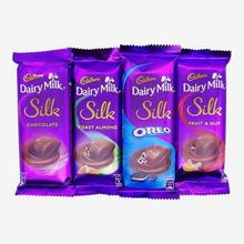 Cadbury Dairy Milk Silk Combo (4 Flavorsof 60 gm)