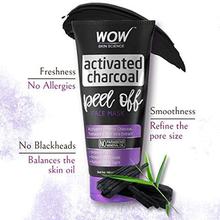 WOW Activated Charcoal Face Mask - Peel Off - No Parabens