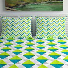 Divine Casa 100% Cotton Geometric Print Mix N Match Bedsheet