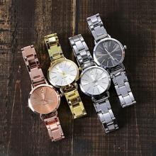 Women's Watches Luxury Elegant Ladies Stainless Steel Wrist Watch Female Clock Analog Quartz Round WristWatches Relogio Feminino