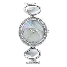 Titan 2539SM01 Raga Mother Of Pearl Dial Analog Watch For Women- Silver