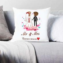 Mr & Mrs Together Forever Cushion