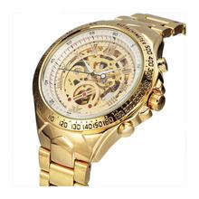 SEWOR 0100 Automatic Mechanical Watch – White/Golden