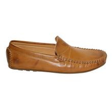 Tan Brown Slip-On Loafer Shoes For Men