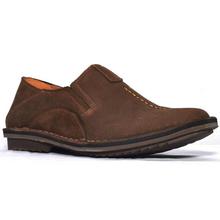 Shikhar Dark Brown Casual Leather Shoes for Men - 1706