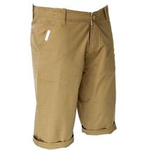 Men's Tan Brown Cotton Shorts