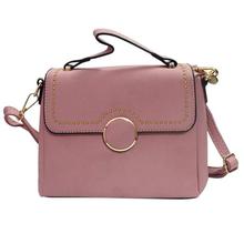 Pink Textured Cross Body Bag For Women