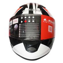 LS2  Stream Evo Double Visor Shine Full Helmet -  Black/Orange/White