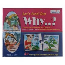 Creative Educational Aids Lets Find Out Why Puzzle – Multicolored