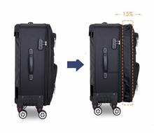 Waterproof Oxford Rolling Luggage Spinner Men Business Brand Suitcase Cabin Trolley High Capacity 24 Inch