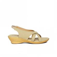 Beige Sling Back Sandals For Women-7501