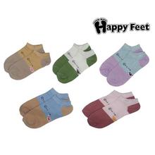 Happpy Feet Colorful Ankle Socks Pack of 5 Pairs[1014]