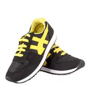 Goldstar Black & Yellow Sports, Casual Shoe (038)