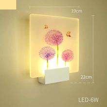 Modern LED Wall Light 6W Wall Sconce With Painted Lampshade