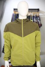 Green Double Shade Windcheater For Men