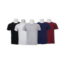 Solid T-Shirt For Men - Combo of 5